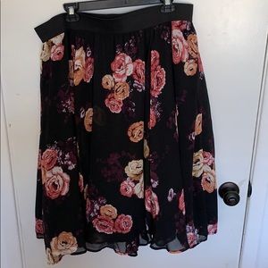 Torrid Floral Midi Skirt!